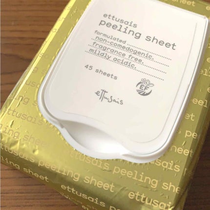 ふきとりピーリングシートN/ettusais/ピーリングを使ったクチコミ(1枚目)