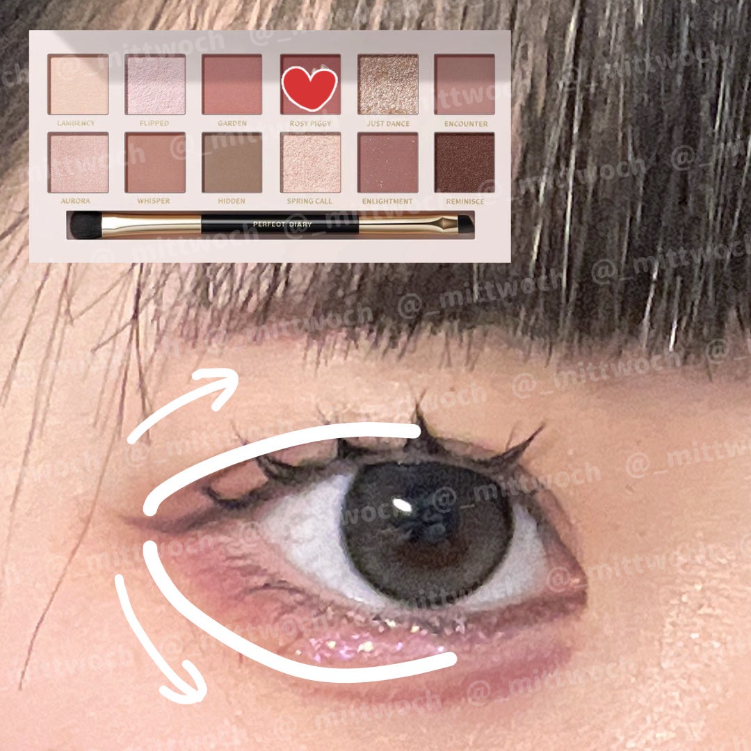 エクスプローラ12色 動物アイシャドウパレット/PERFECT DIARY/アイシャドウパレットを使ったクチコミ(3枚目)