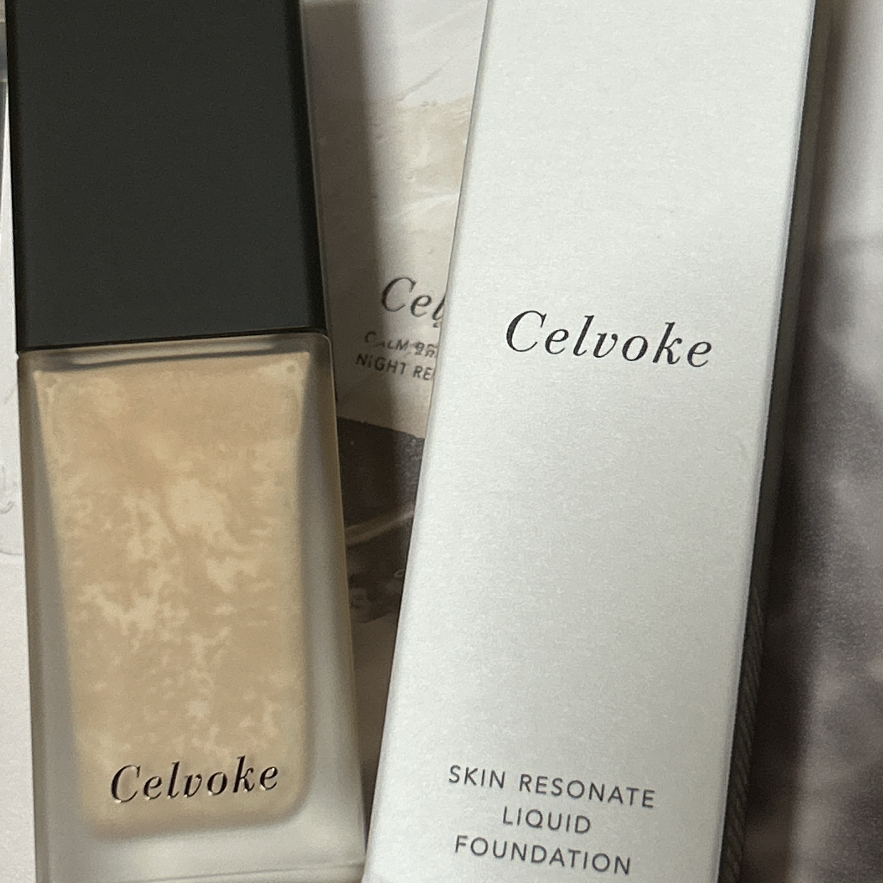 スキンレゾネート リキッドファンデーション/Celvoke/リキッドファンデーションを使ったクチコミ（1枚目）