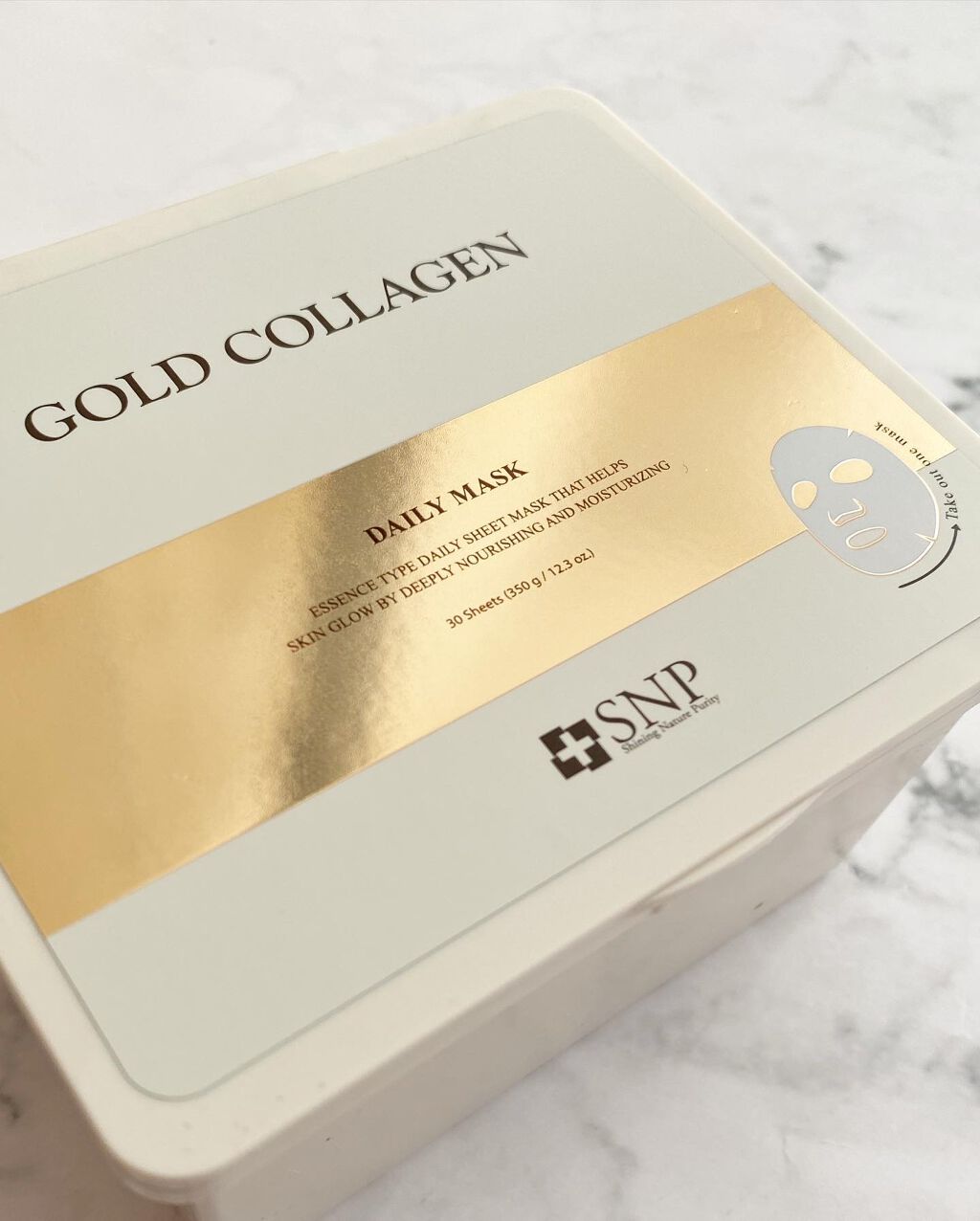 ゴールドコラーゲンデイリーマスク/SNP/シートマスク・パックを使ったクチコミ(1枚目)