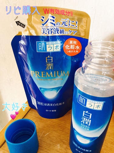 白潤プレミアム薬用浸透美白化粧水 170ml（つめかえ用）/肌ラボ/化粧水を使ったクチコミ（1枚目）