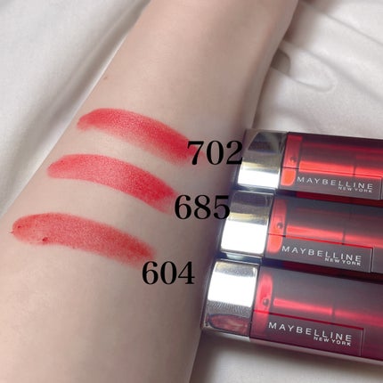カラーセンセーショナル リップスティック A /MAYBELLINE NEW YORK/口紅を使ったクチコミ(2枚目)