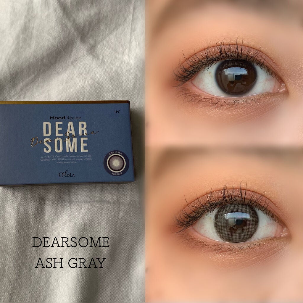 ディアサム(DearSome)/OLOLA/カラーコンタクトレンズを使ったクチコミ(1枚目)