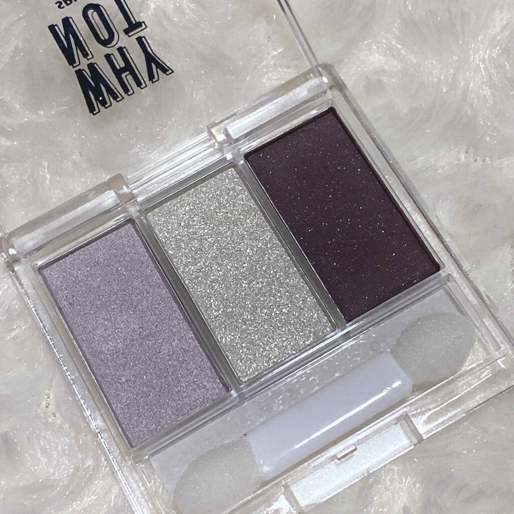 WHY NOT SPINNS 3色アイシャドウ/DAISO/アイシャドウパレットを使ったクチコミ（2枚目）