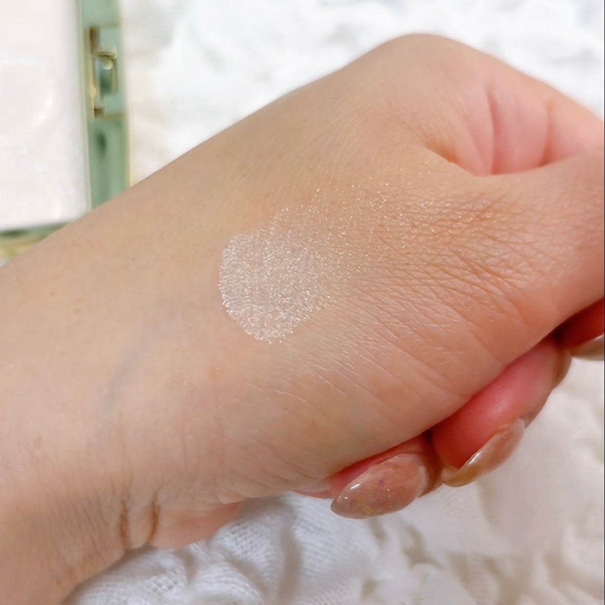 エレガンス アティミエル ヴェール/Elégance/プレストパウダーを使ったクチコミ(7枚目)