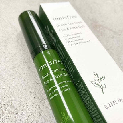 グリーンティーシード アイ&フェイスボール/innisfree/美容液を使ったクチコミ(1枚目)