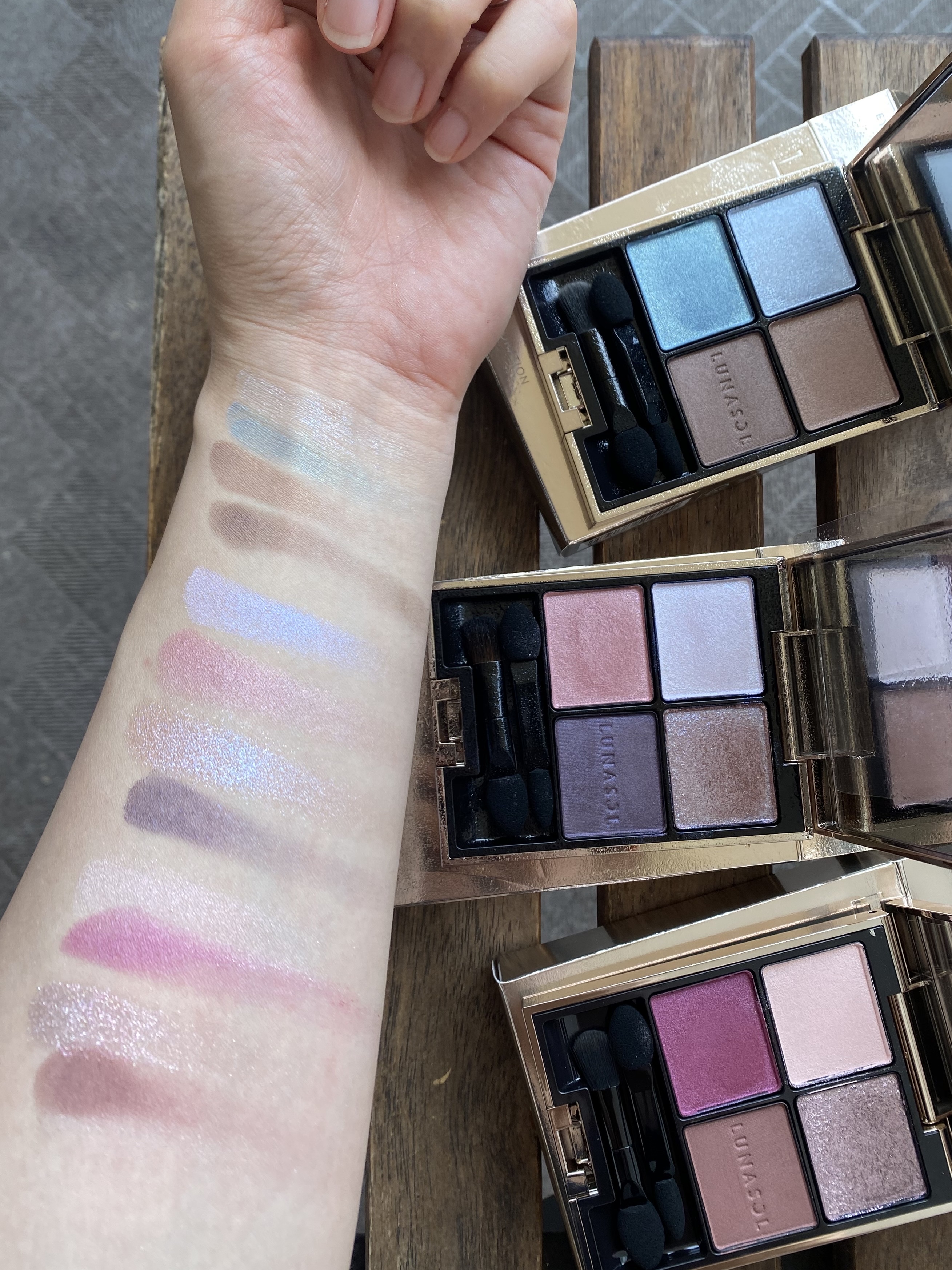 アイカラーレーション EX32 Misty Tide/LUNASOL/アイシャドウパレットを使ったクチコミ（2枚目）