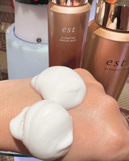 エスト AC ピュリファイ マッサージウォッシュ/est/泡洗顔を使ったクチコミ(3枚目)