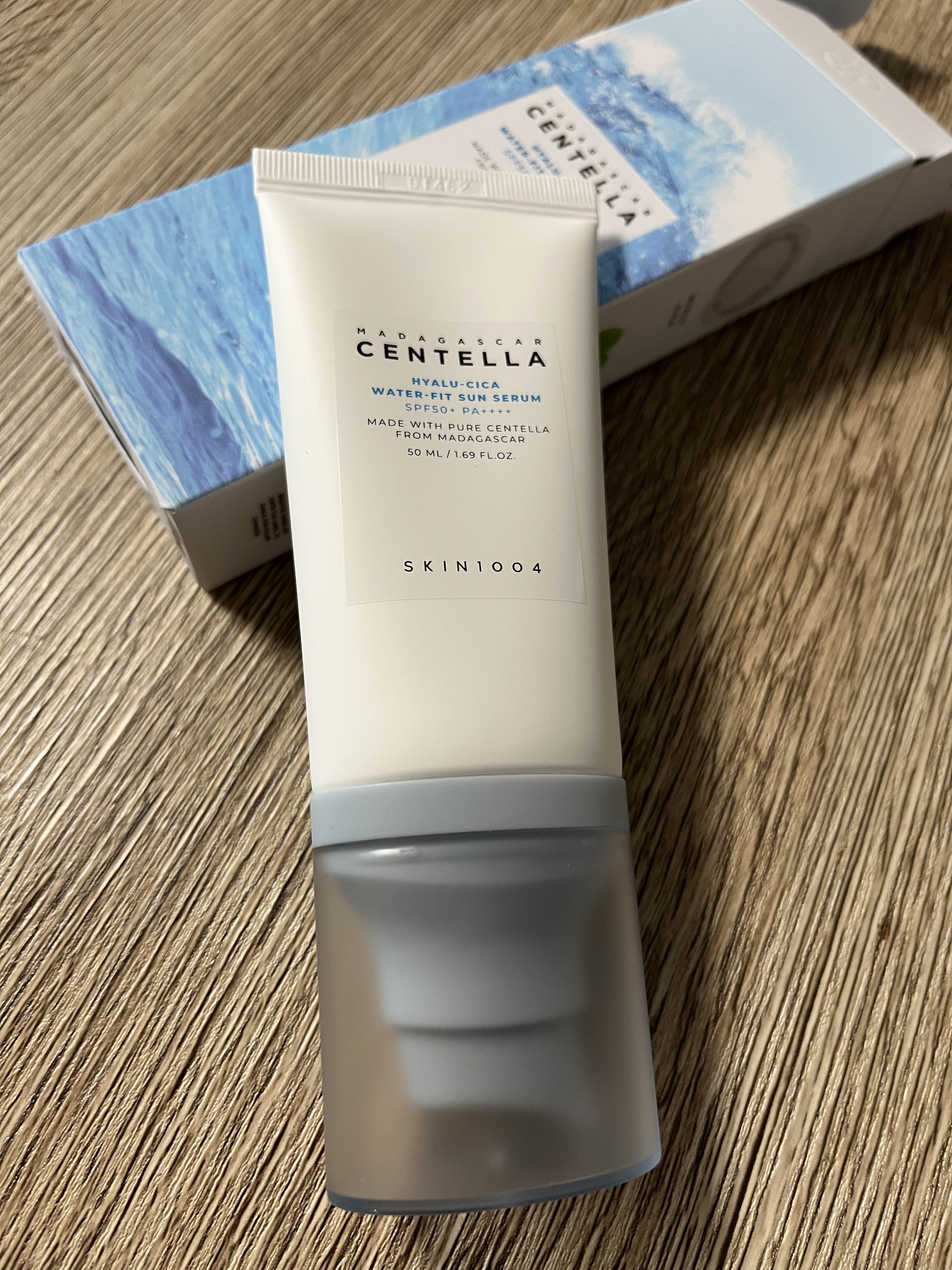 ヒアルーシカ ウォーターフィット サンセラム/SKIN1004/日焼け止めローションを使ったクチコミ（1枚目）