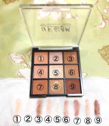 UR GLAM　BLOOMING EYE COLOR PALETTE/U R GLAM/アイシャドウパレットを使ったクチコミ（1枚目）