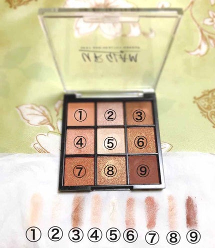 UR GLAM BLOOMING EYE COLOR PALETTE/U R GLAM/アイシャドウパレットを使ったクチコミ(1枚目)