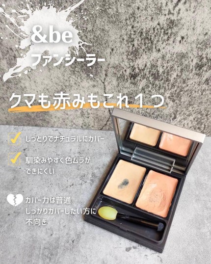 &be ファンシーラー/&be/パレットコンシーラーを使ったクチコミ(3枚目)