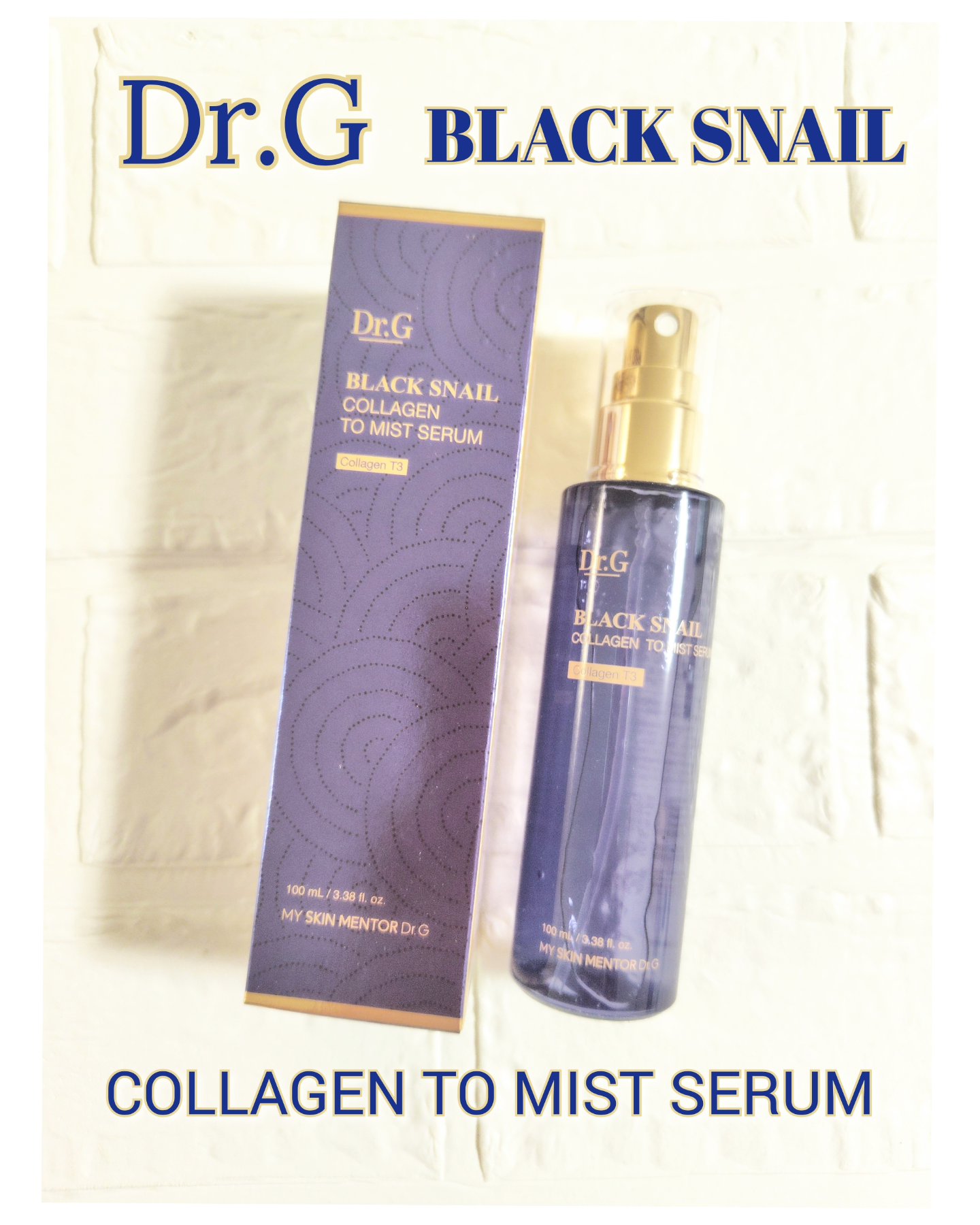 ドクタージー ブラックスネイル コラーゲンミスト/Dr.G/ミスト状化粧水を使ったクチコミ（1枚目）