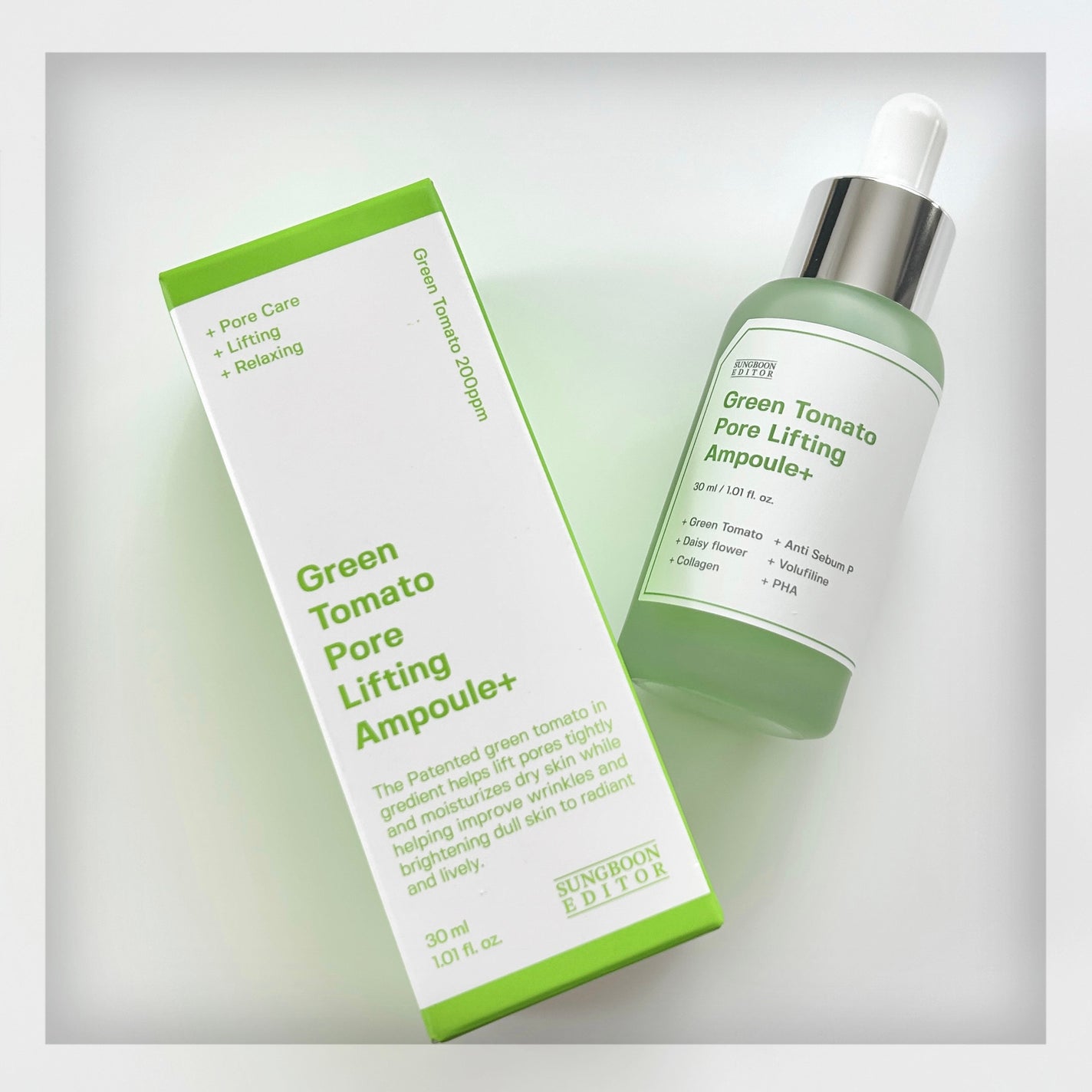 グリーントマトポアリフティングアンプル+/SUNGBOON EDITOR(成分エディター)/美容液を使ったクチコミ(1枚目)