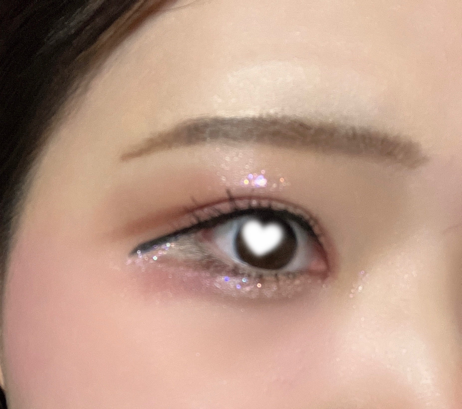 リキッド グリッター シャドウ/rom&nd/グリッターを使ったクチコミ（2枚目）