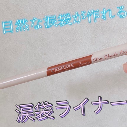3wayスリムシェードライナー/キャンメイク/リキッドアイライナーを使ったクチコミ(1枚目)