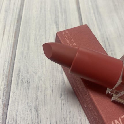 フェザーマットリップスティック/INTO U/口紅を使ったクチコミ(2枚目)