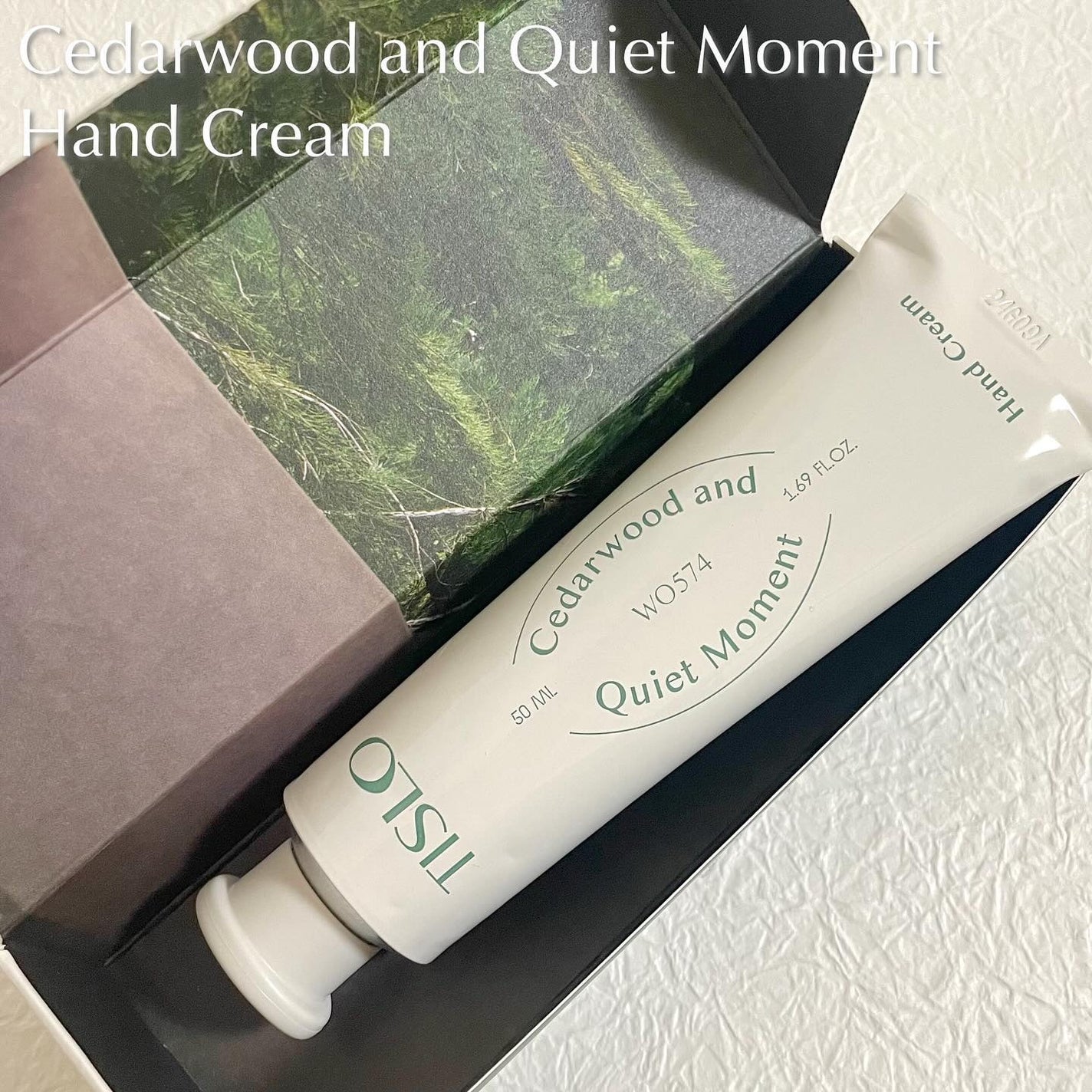 Cedarwood and Quiet Moment/Hand Cream/TISLO/ハンドクリームを使ったクチコミ(2枚目)