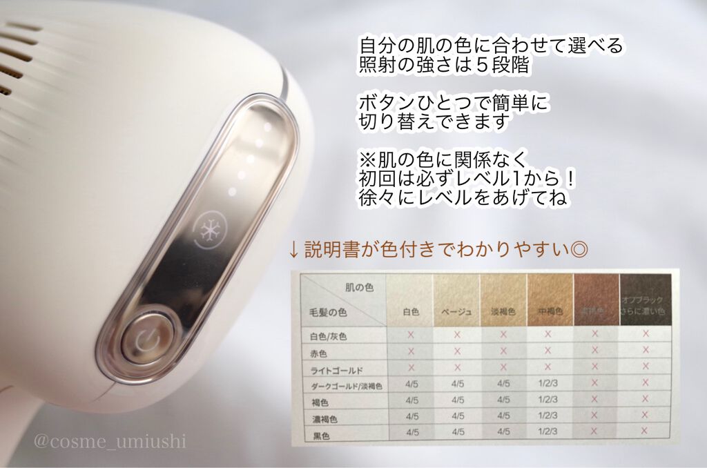 サファイアIPL脱毛器 /yete/家庭用脱毛器を使ったクチコミ(5枚目)