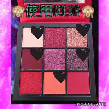 Obsessions Eyeshadow Palette/Huda Beauty/パウダーアイシャドウを使ったクチコミ（2枚目）