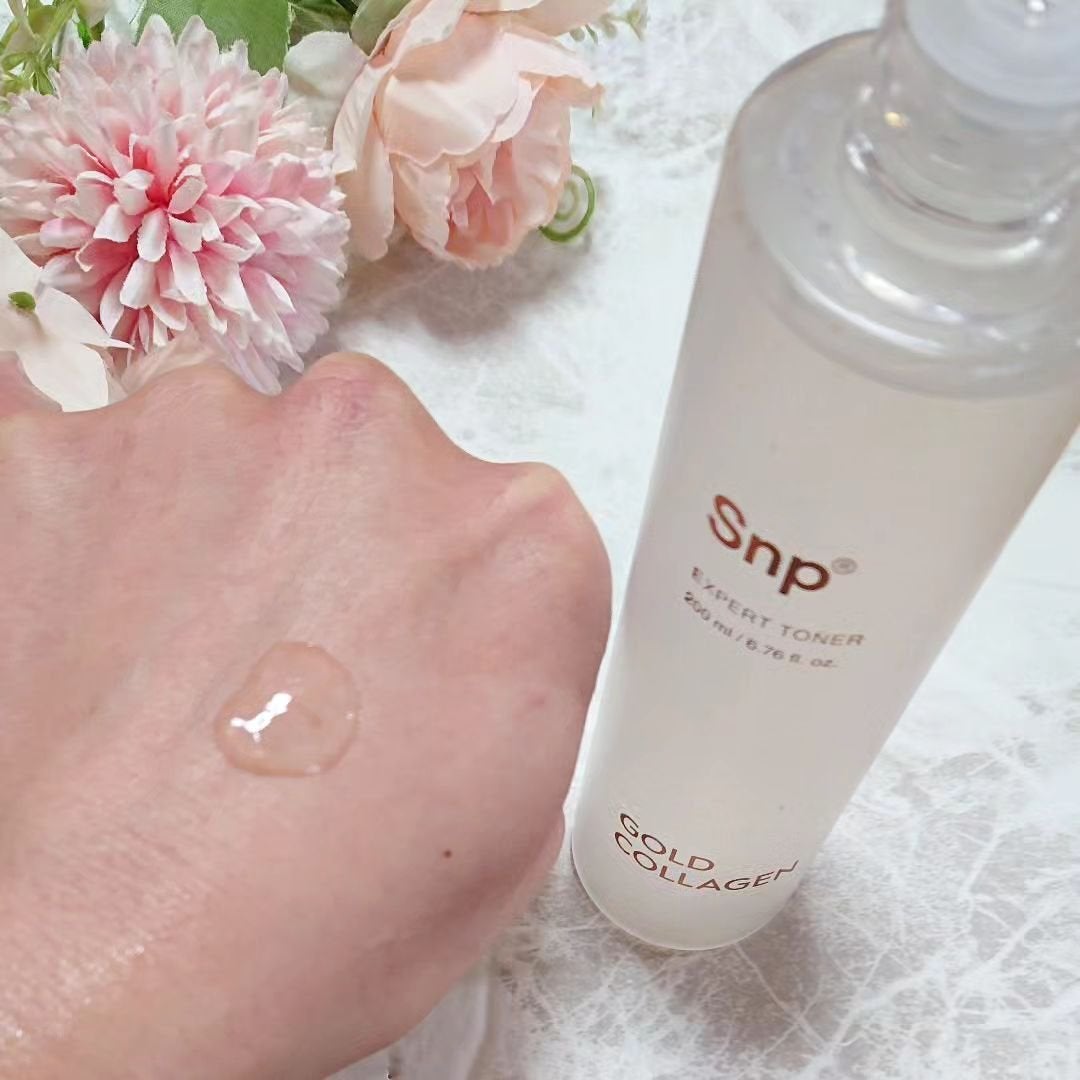 ゴールドコラーゲンエキスパートトナー/SNP/化粧水を使ったクチコミ(4枚目)