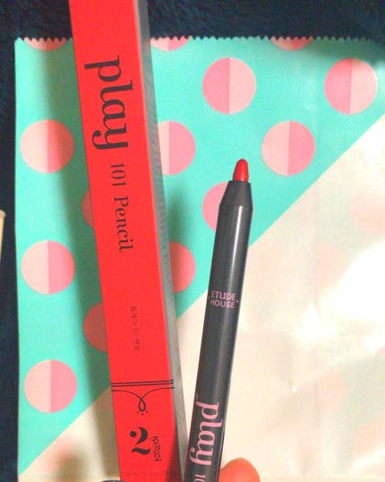 プレイ101 ペンシル/ETUDE/ペンシルアイライナーを使ったクチコミ(1枚目)