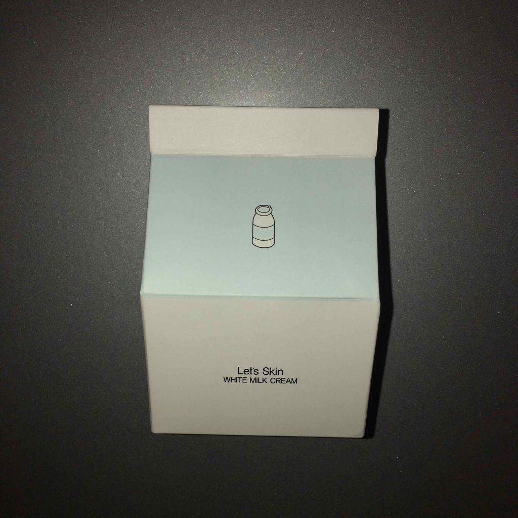 レッツスキン ホワイト ミルククリーム/SHINBEE JAPAN /フェイスクリームを使ったクチコミ（1枚目）