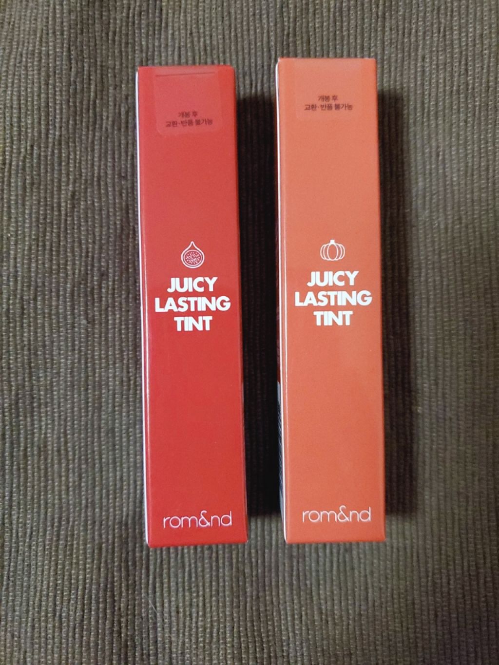 ジューシーラスティングティント/rom&nd/リップティントを使ったクチコミ(1枚目)