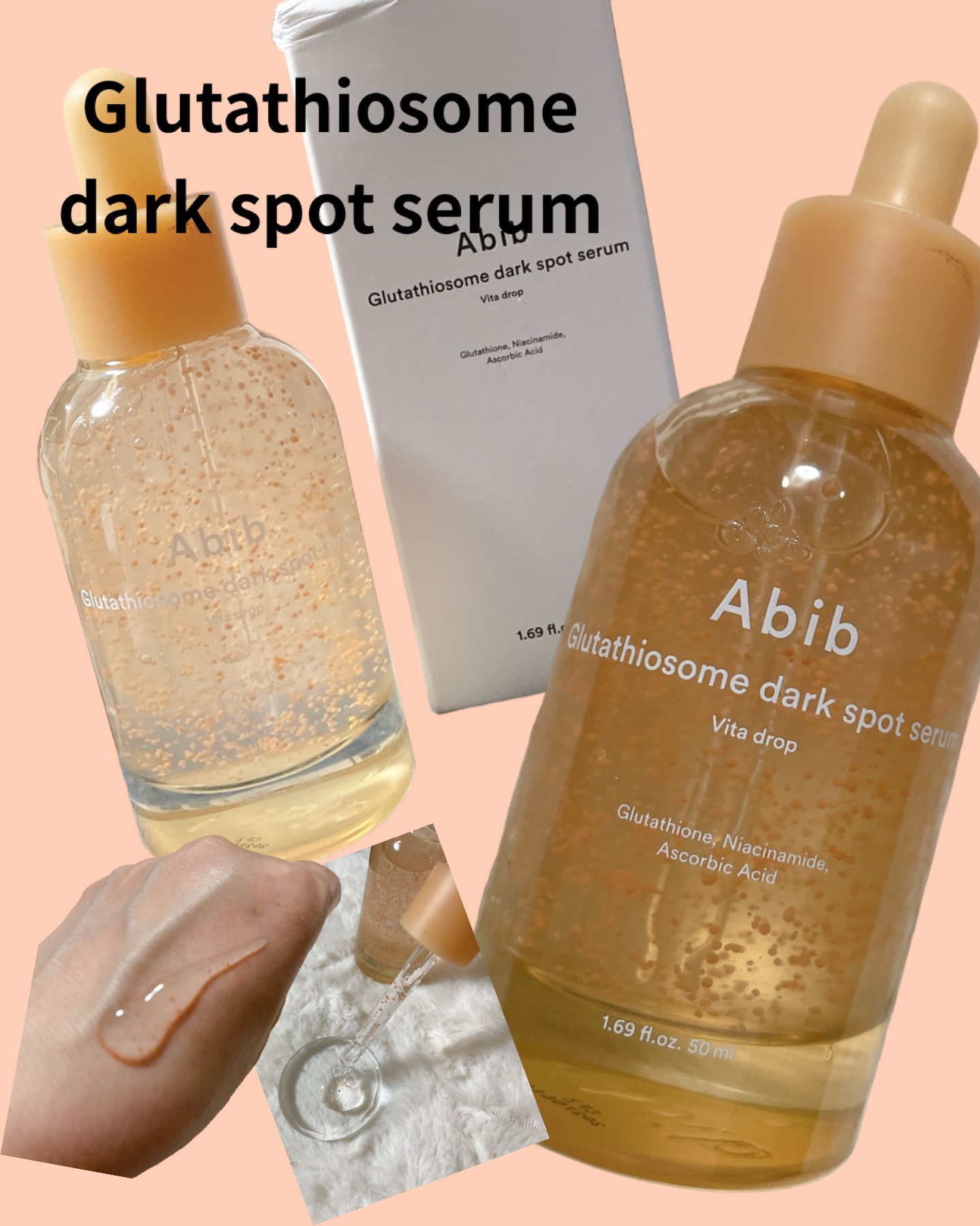 アビブ　グルタチオンソームダークスポットセラムビタドロップ/Abib /美容液を使ったクチコミ（3枚目）