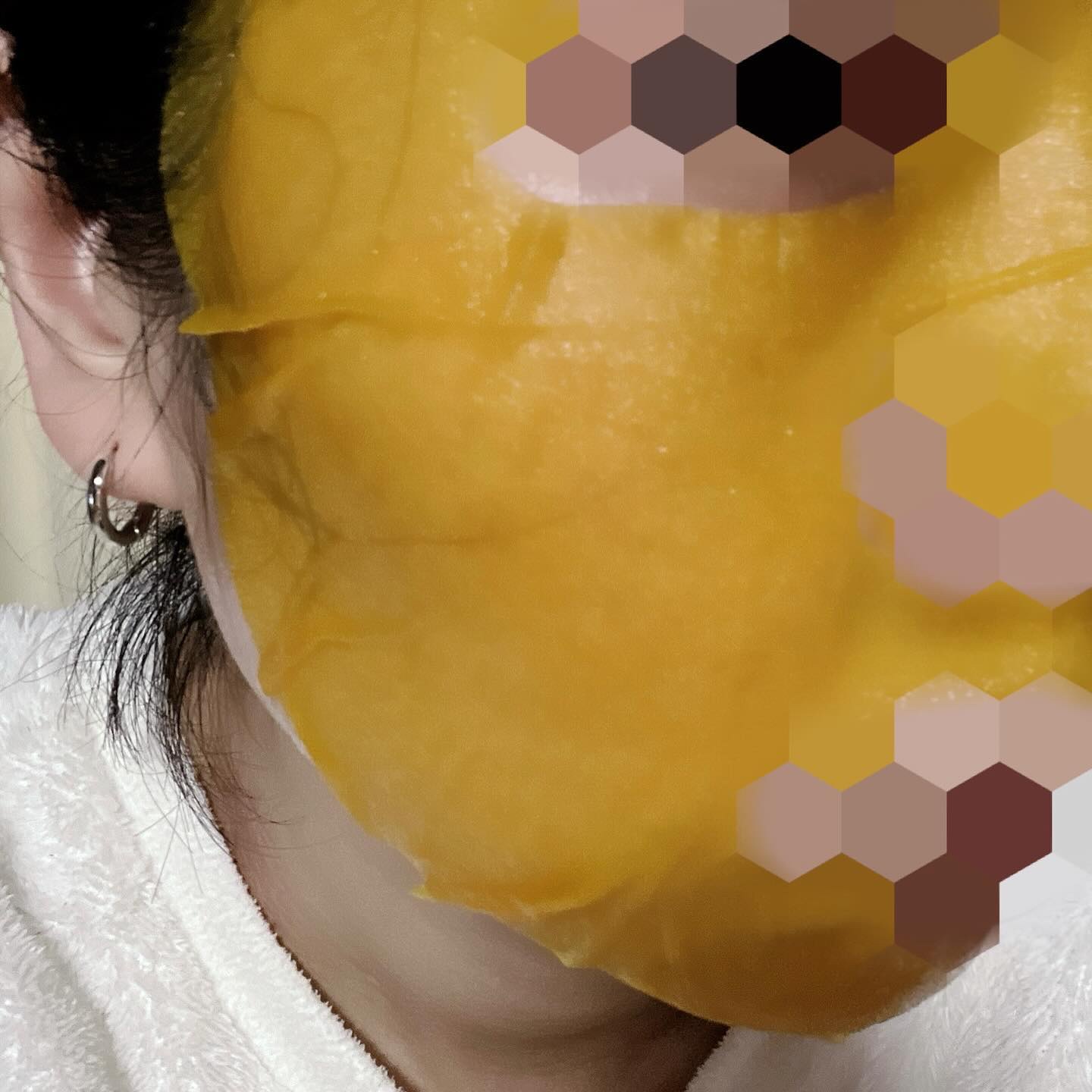 5番 白玉グルタチオンCふりかけマスク/numbuzin/シートマスク・パックを使ったクチコミ（2枚目）