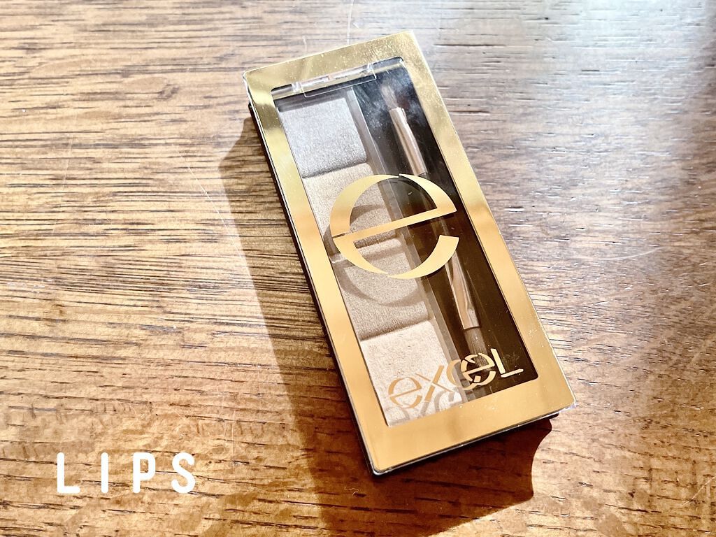 スタイリング パウダーアイブロウ SE01 ナチュラルブラウン/excel/パウダーアイブロウを使ったクチコミ（2枚目）