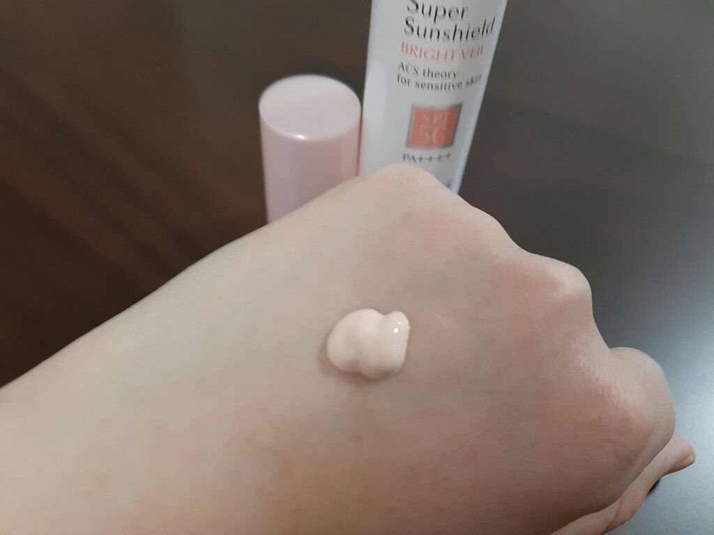 スーパーサンシールド ブライトヴェール＜R＞/ACSEINE/日焼け止め・UVケアを使ったクチコミ（3枚目）