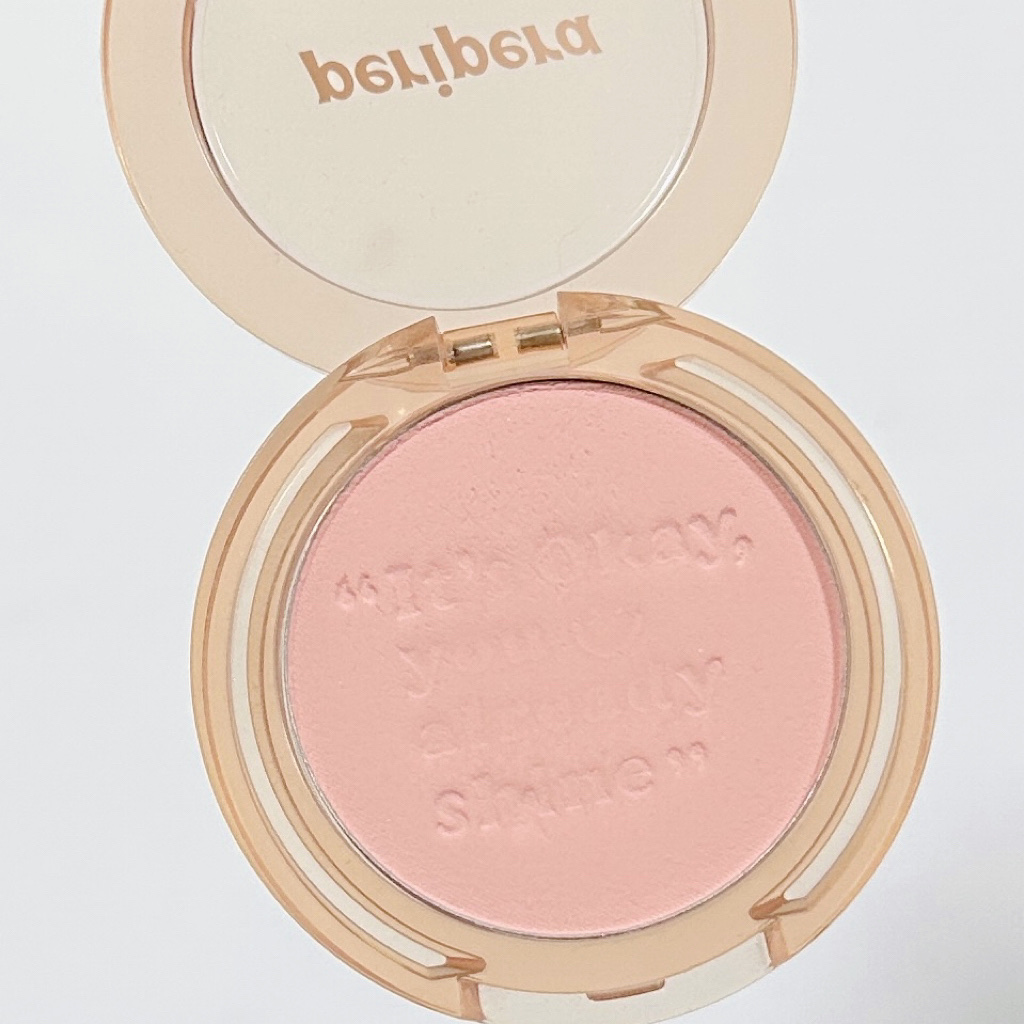 ピュア ブラッシュド サンシャイン チーク/PERIPERA/パウダーチークを使ったクチコミ（3枚目）