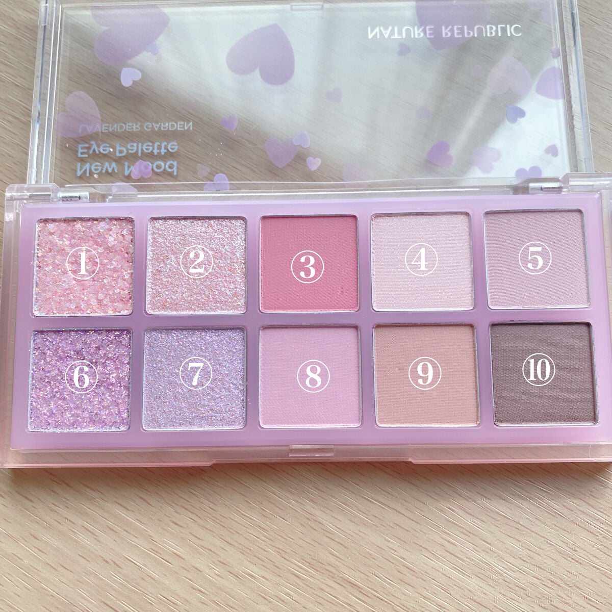 ニュームードアイパレット/ネイチャーリパブリック/アイシャドウパレットを使ったクチコミ(2枚目)