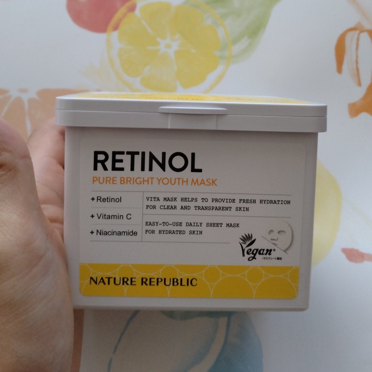 キューブマスク レチノール/ネイチャーリパブリック/シートマスク・パックを使ったクチコミ(1枚目)