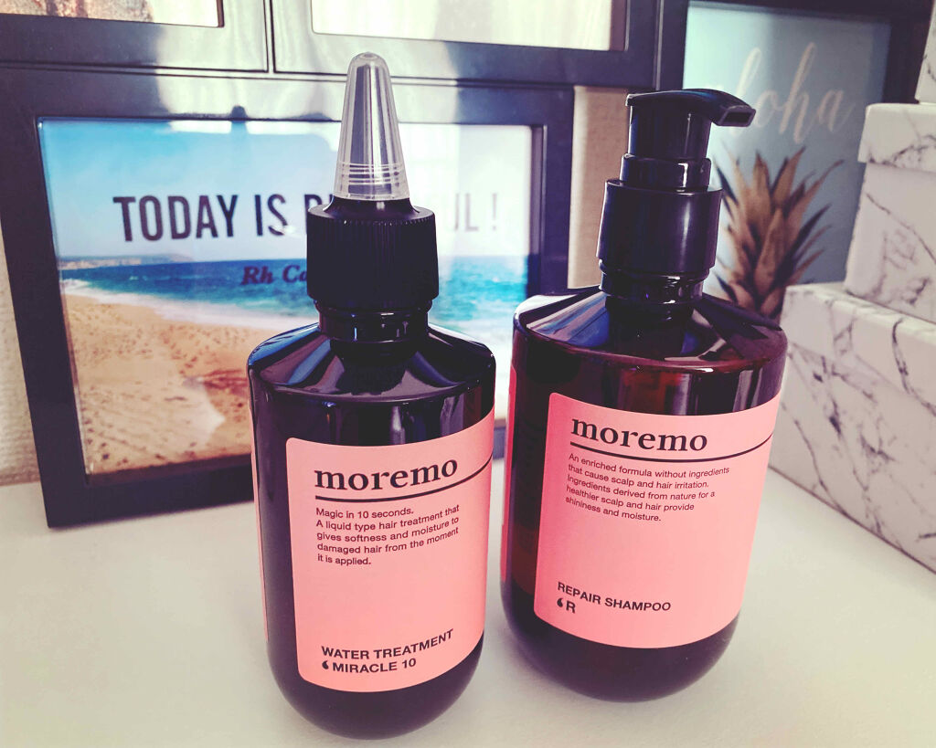 ウォータートリートメントミラクル10/moremo/洗い流すヘアトリートメントを使ったクチコミ（1枚目）