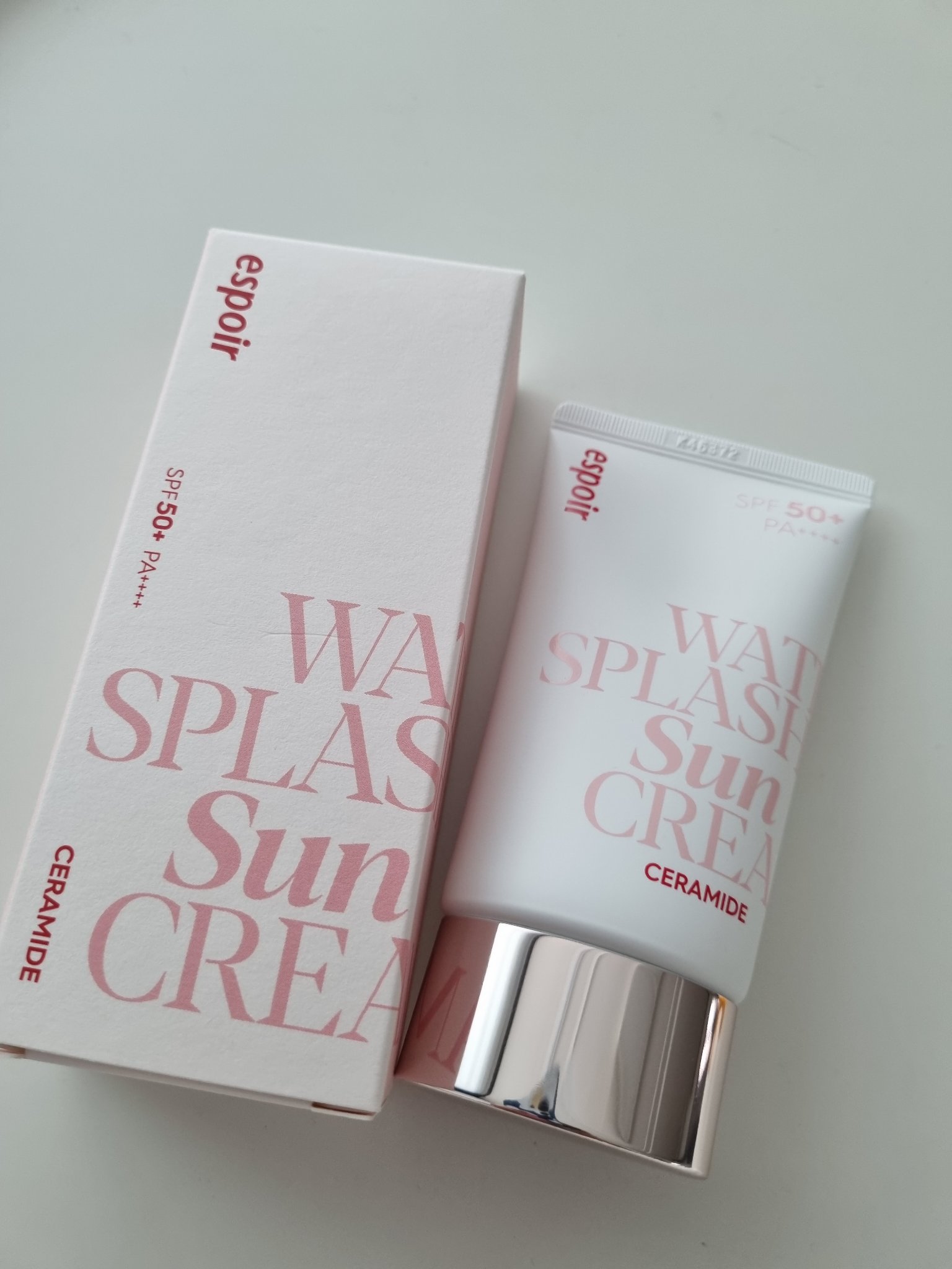 ウォータースプラッシュサンクリーム セラミド/espoir/日焼け止めクリームを使ったクチコミ（1枚目）