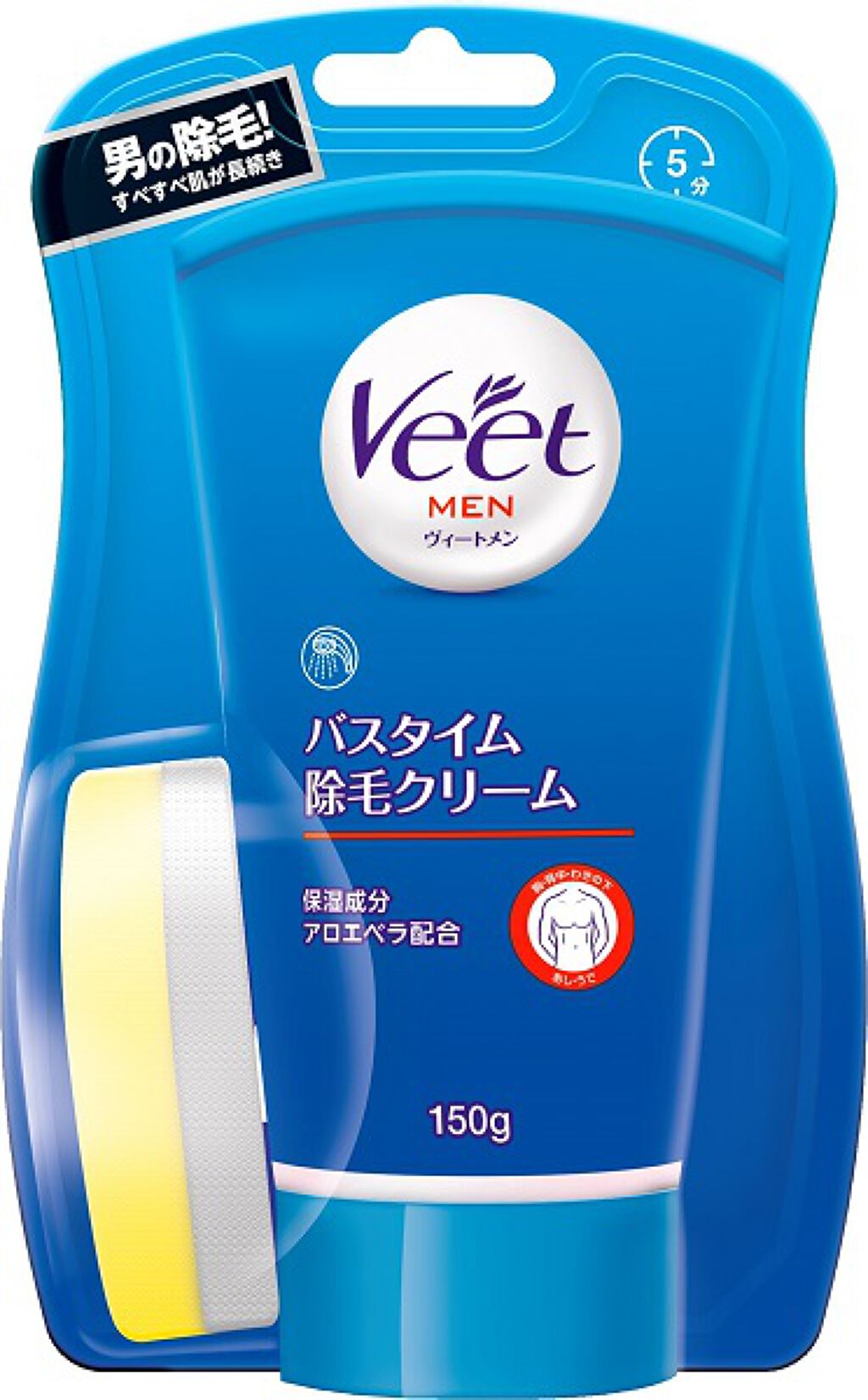 ヴィートメン バスタイム 除毛クリーム 敏感肌用 / Veet