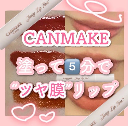 ジューシーリップティント/キャンメイク/口紅を使ったクチコミ(1枚目)