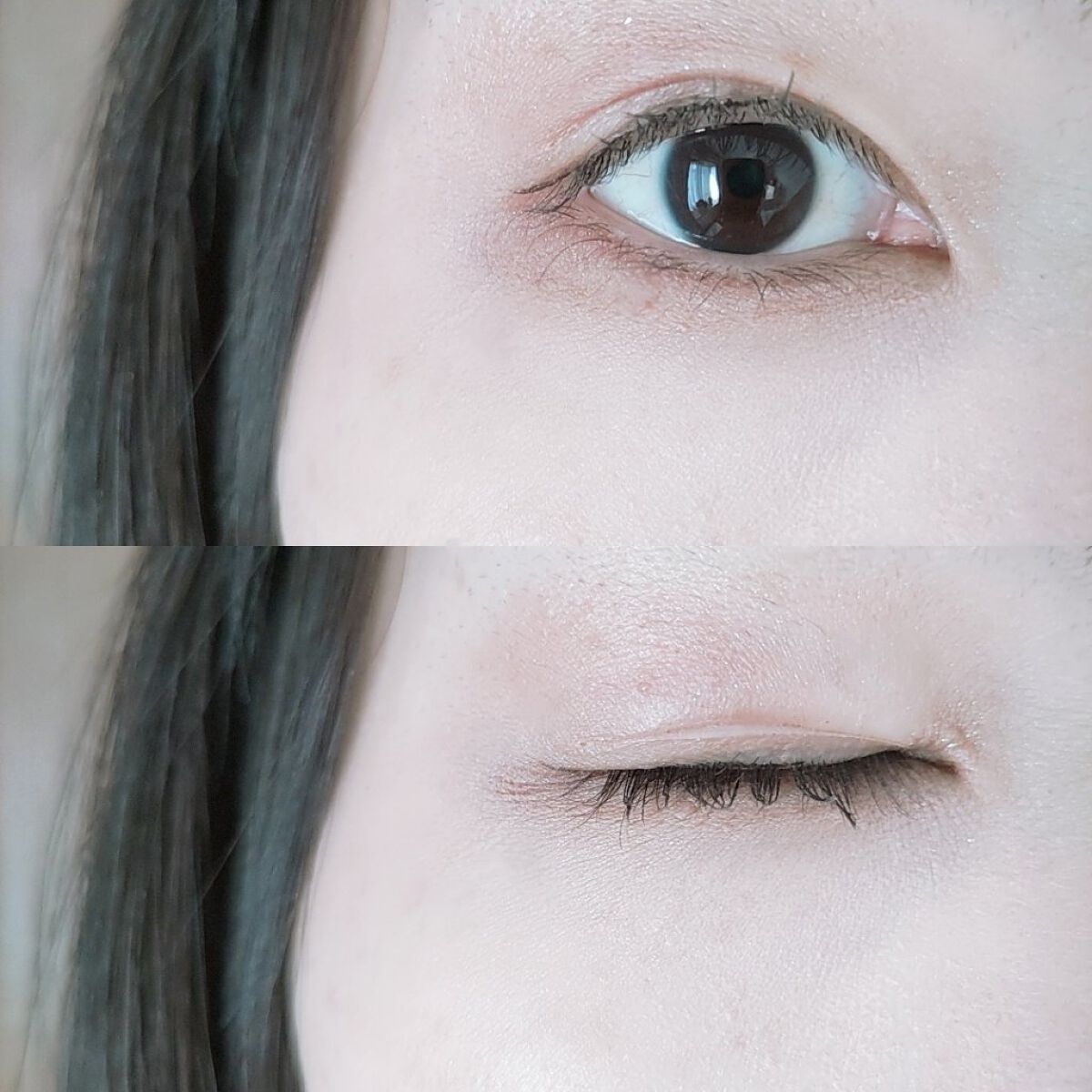 描くふたえアイライナー/CEZANNE/リキッドアイライナーを使ったクチコミ（3枚目）