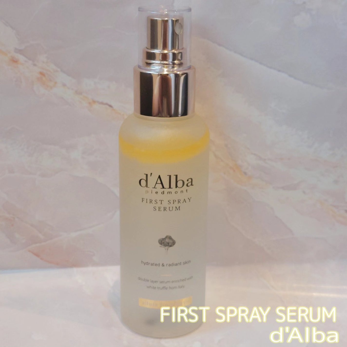 ダルバ ホワイトトリュフファーストスプレーセラム/ダルバ/ミスト状化粧水を使ったクチコミ(1枚目)