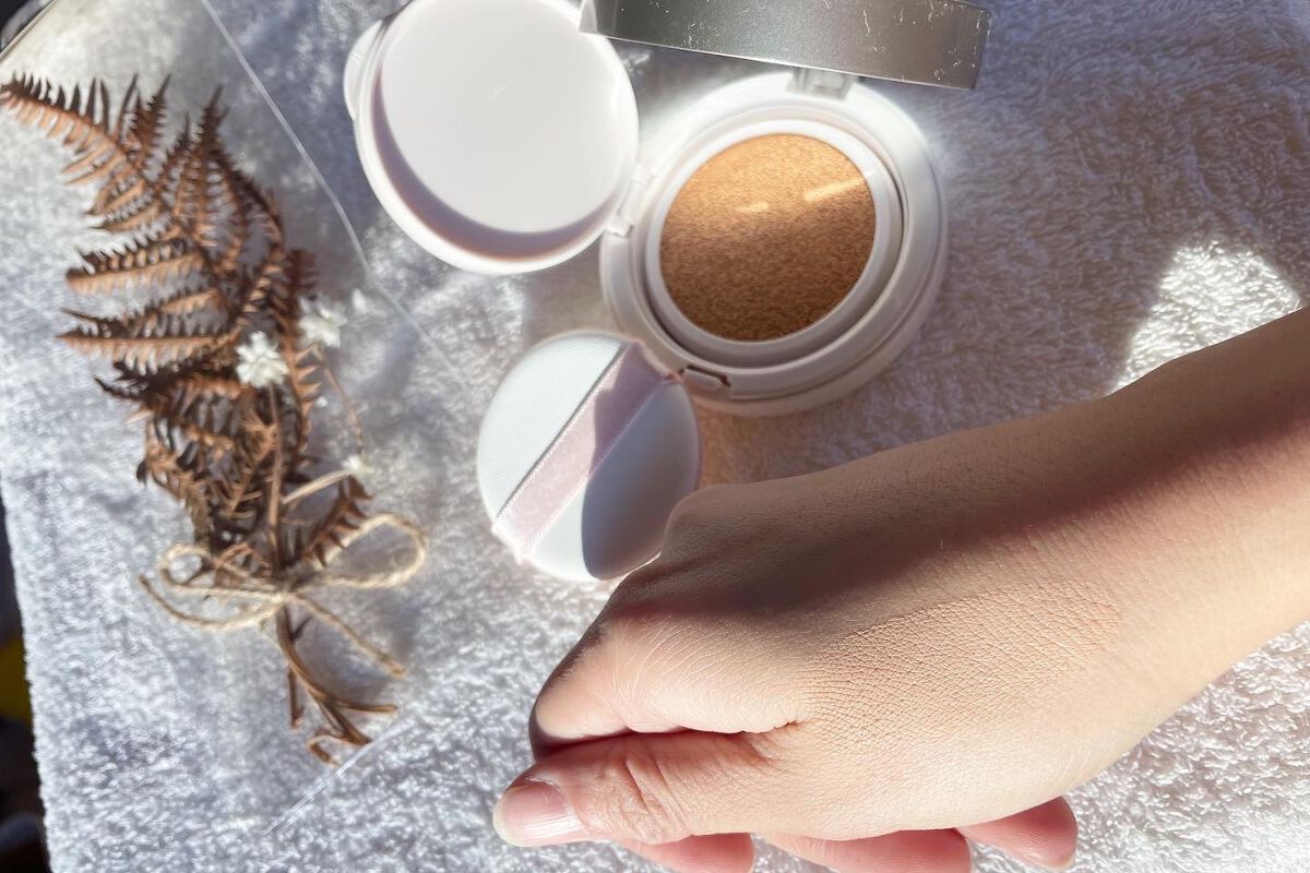 リンクルホワイトクッションファンデーション/コラリッチ/クッションファンデーションを使ったクチコミ（3枚目）