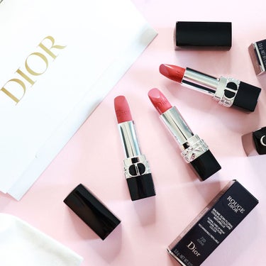 ルージュ ディオール バーム 525 シェリー サテン/Dior/リップケア・リップクリームを使ったクチコミ（1枚目）