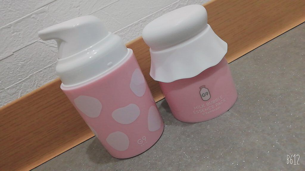 MILK BUBBLE ESSENCE PACK #PLAIN/G9SKIN/美容液を使ったクチコミ(2枚目)