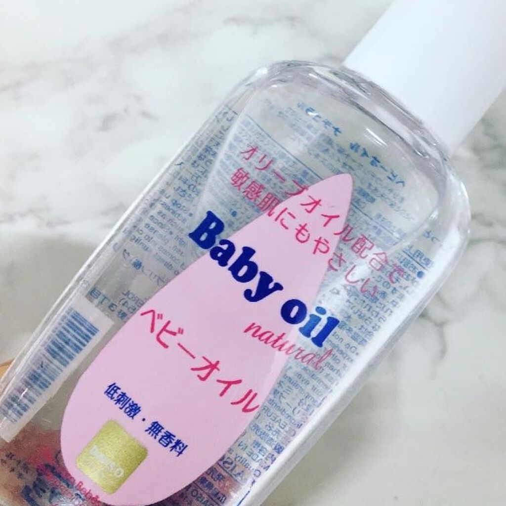 ベビーオイル ナチュラル/DAISO/ボディオイルを使ったクチコミ（2枚目）