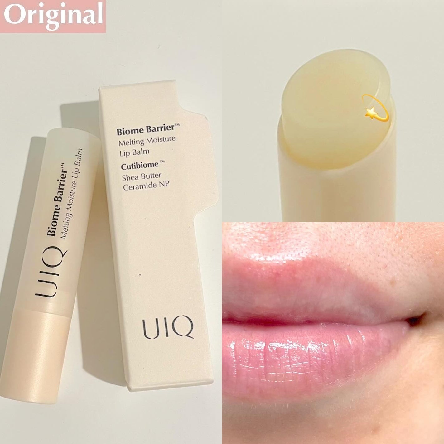 バイオームバリアメルティングモイスチャーリップバーム/UIQ/リップバームを使ったクチコミ(4枚目)