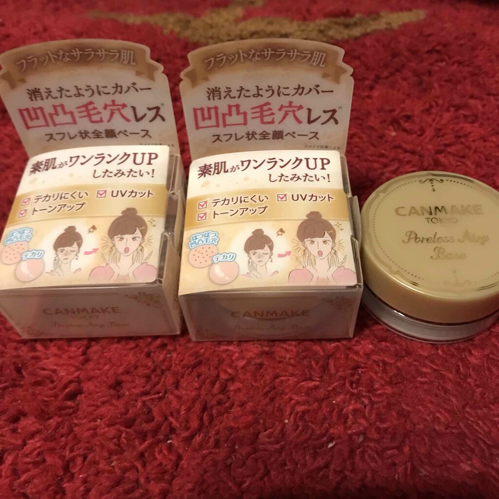 ポアレスエアリーベース/キャンメイク/化粧下地を使ったクチコミ(1枚目)