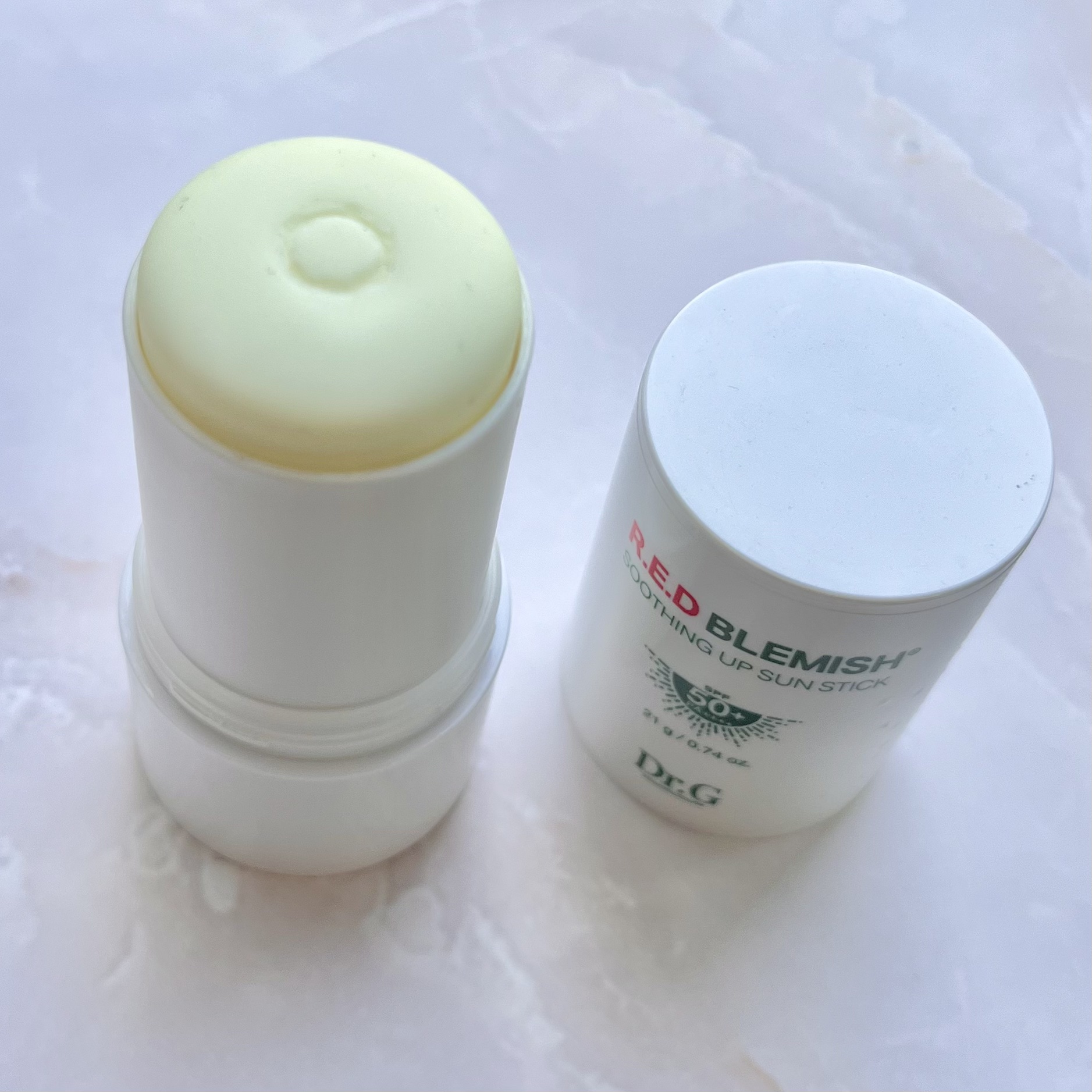 レッドブレミッシュスージングアップサンスティック/Dr.G/日焼け止めスティックを使ったクチコミ（3枚目）