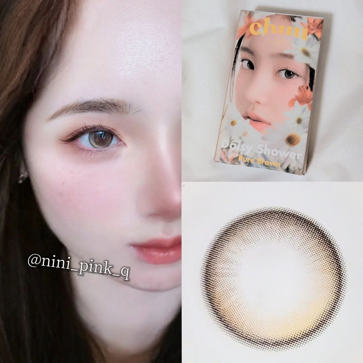 Daisy Shower 1Day/chuu LENS/ワンデー(1DAY)カラコンを使ったクチコミ(3枚目)