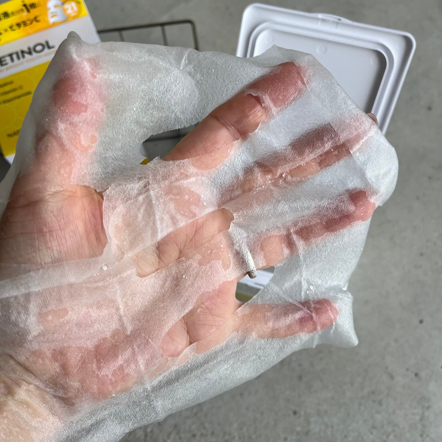 キューブマスク レチノール/ネイチャーリパブリック/シートマスク・パックを使ったクチコミ(8枚目)